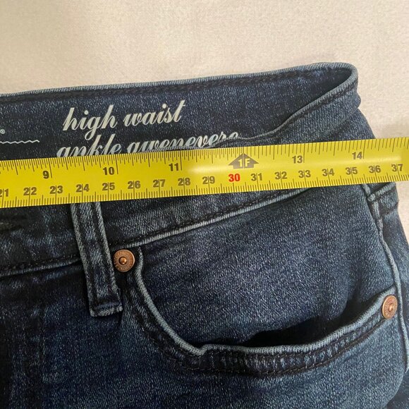 7 For All Mankind Gwenevere High Waist Ankle Jeans - Picture 8 of 10